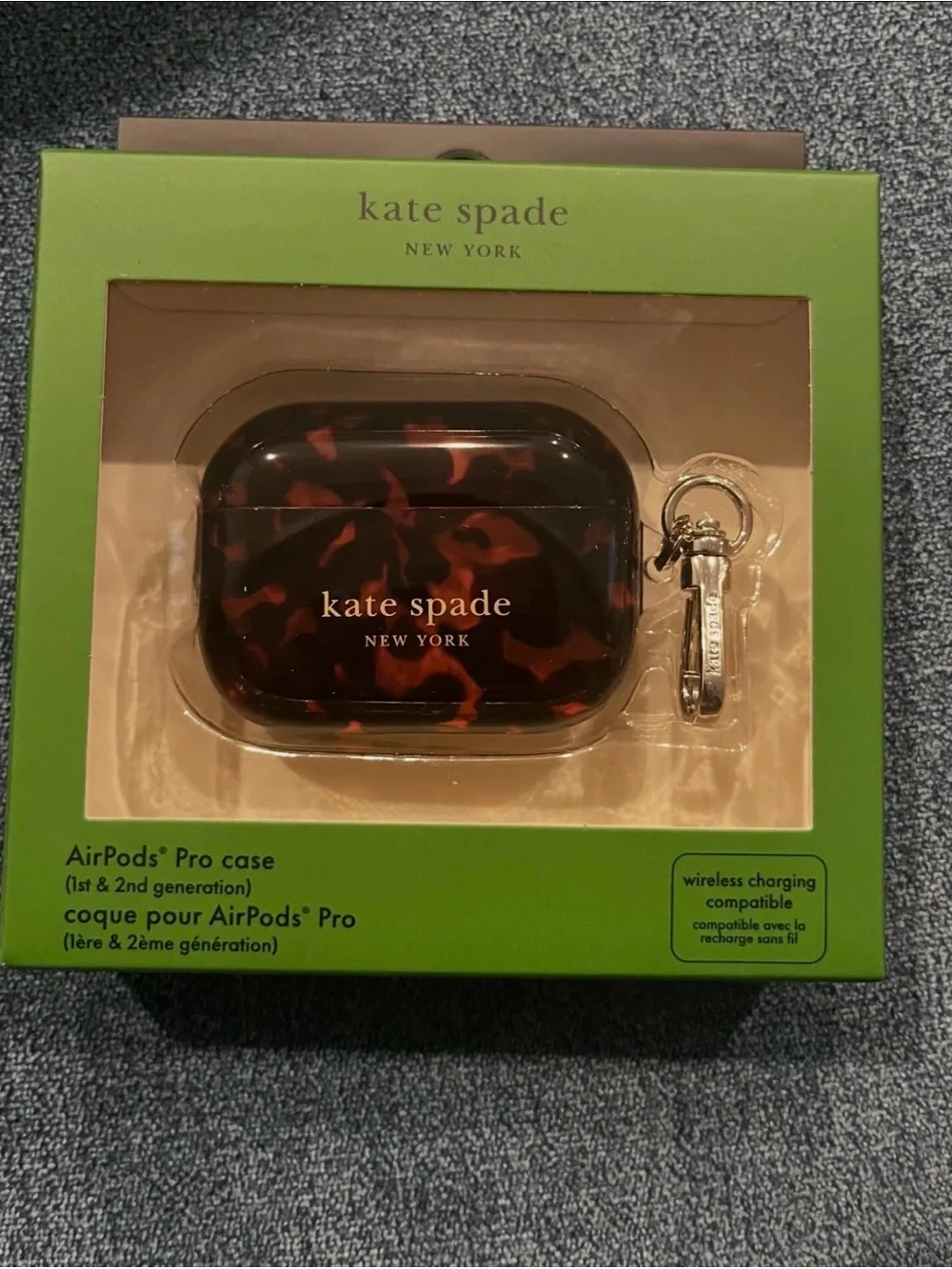 kate spade Tortoiseshell Pattern AirPods Pro 1st/2nd generation Case - Brown &